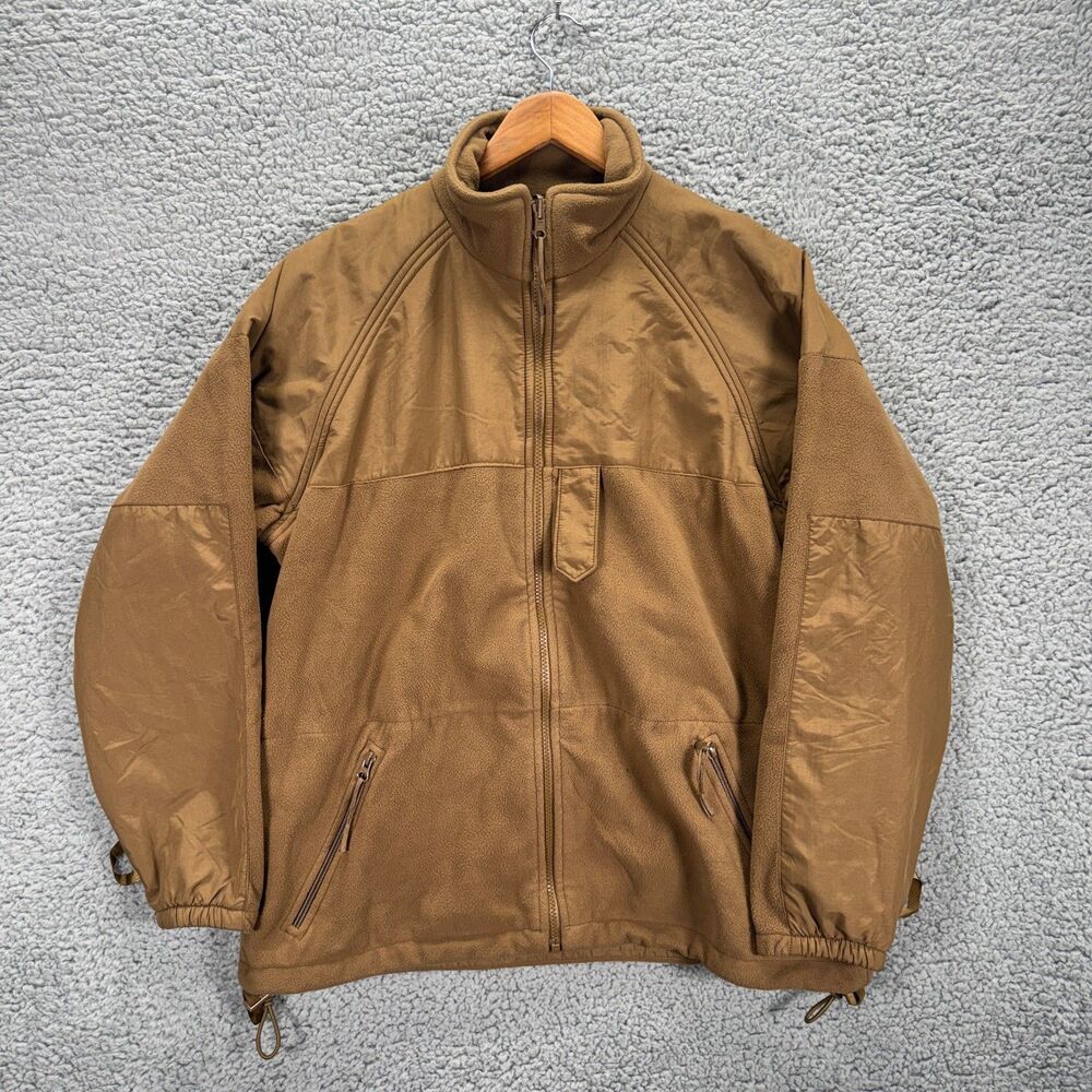 US Navy Coyote Fleece Liner Jacket Parka Medium Short